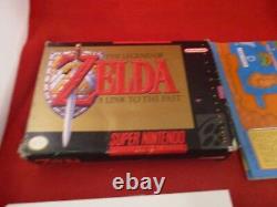 The Legend of Zelda A Link to the Past (Super Nintendo SNES) COMPLETE with Box O1