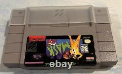 The Mask Super (Nintendo SNES) Box Manual Game Tested Authentic Extremely Rare