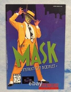 The Mask Super (Nintendo SNES) Box Manual Game Tested Authentic Extremely Rare