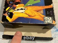 The Mask Super (Nintendo SNES) Box Manual Game Tested Authentic Extremely Rare