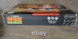 The Twisted Tales of Spike McFang SNES Nintendo 1993 COMPLETE with POSTER