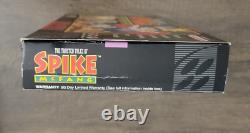 The Twisted Tales of Spike McFang SNES Nintendo 1993 COMPLETE with POSTER