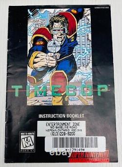 Timecop (Super Nintendo, SNES) Authentic Complete with Manual Tested