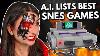 Top 50 Greatest Super Nintendo Games According To Chatgpt