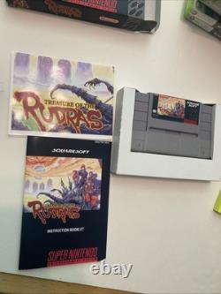 Treasure of the Rudras SNES Timewalk Games Complete Very Rare