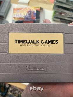 Treasure of the Rudras SNES Timewalk Games Complete Very Rare