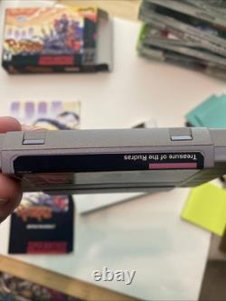 Treasure of the Rudras SNES Timewalk Games Complete Very Rare