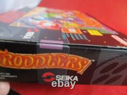 Troddlers (Super Nintendo SNES) COMPLETE with Box manual game poster WORKS