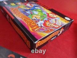 Troddlers (Super Nintendo SNES) COMPLETE with Box manual game poster WORKS