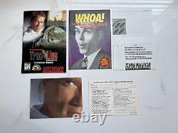 True Lies Super Nintendo SNES CIB Cart Box Manual Inserts Poster Reg Card