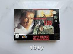 True Lies Super Nintendo SNES CIB Cart Box Manual Inserts Poster Reg Card