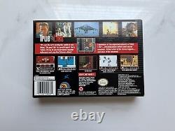 True Lies Super Nintendo SNES CIB Cart Box Manual Inserts Poster Reg Card