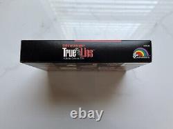 True Lies Super Nintendo SNES CIB Cart Box Manual Inserts Poster Reg Card