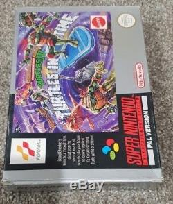 Turtles In time- Super Nintendo SNES PAL Complete with Box Manual AUS
