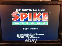 Twisted Tales of Spike McFang SNES Authentic Super Nintendo Tested Saves Works