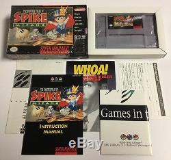 Twisted Tales of Spike McFang (Super Nintendo) Snes CIB 100% Complete NM Rare