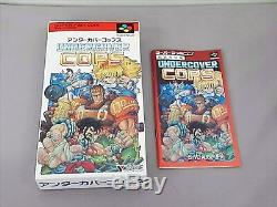 UNDERCOVER COPS Nintendo SNES Super Famicom SFC Video Game Japan Good Condition