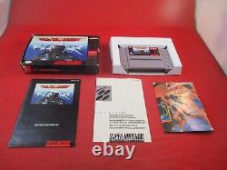 U. N. Squadron (Super Nintendo Entertainment System SNES, 1991) COMPLETE withBox #Q