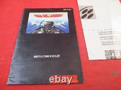 U. N. Squadron (Super Nintendo Entertainment System SNES, 1991) COMPLETE withBox #Q