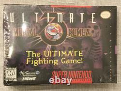 Ultimate Mortal Kombat 3 Super Nintendo SNES BRAND NEW FACTORY SEALED