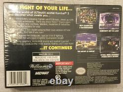 Ultimate Mortal Kombat 3 Super Nintendo SNES BRAND NEW FACTORY SEALED