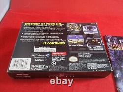 Ultimate Mortal Kombat 3 Super Nintendo SNES COMPLETE with Box manual game WORKS