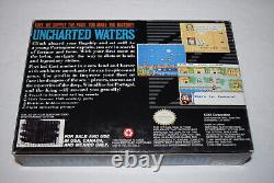 Uncharted Waters Super Nintendo SNES Video Game Complete in Box