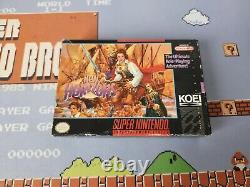 Unchartered Waters New Horizons SNES Super Nintendo CIB Complete