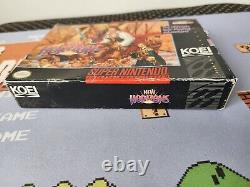 Unchartered Waters New Horizons SNES Super Nintendo CIB Complete