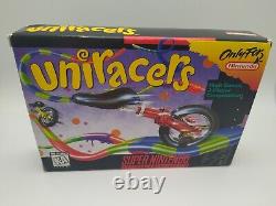 Uniracers Super Nintendo Entertainment System SNES 100% CIB Complete in Box GOOD