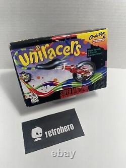 Uniracers (Super Nintendo SNES, 1994) with posters CIB