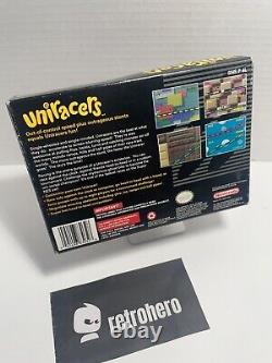 Uniracers (Super Nintendo SNES, 1994) with posters CIB