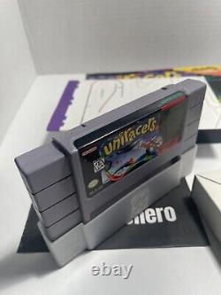 Uniracers (Super Nintendo SNES, 1994) with posters CIB