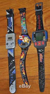 VTG 90s Nintendo Watch collection Gameboy Super Mario Bros Star Fox SNES NES N64