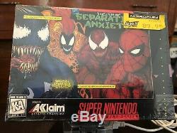 Venom-Spider-Man Separation Anxiety (Super Nintendo Entertainment System, 1995)