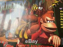 Vintage Donkey Kong Country (Super Nintendo SNES) NEW SEALED Unopened