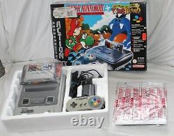 Vintage Konsole Super Nintendo Snes Action Pack + Super Mario World 2 + Ovp