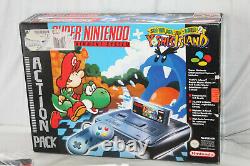 Vintage Konsole Super Nintendo Snes Action Pack + Super Mario World 2 + Ovp