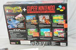 Vintage Konsole Super Nintendo Snes Action Pack + Super Mario World 2 + Ovp