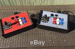 Vintage Pair Heavy Duty Arcade Super Nintendo (SNES) Custom Fighting Sticks