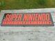 Vintage Retro Original Super Nintendo Snes Video Game Store Advertising Sign