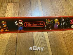 Vintage SNES Super Nintendo Mario RPG Legend Seven Stars Store Display Sign