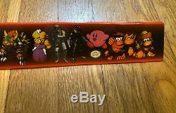 Vintage SNES Super Nintendo Mario RPG Legend Seven Stars Store Display Sign