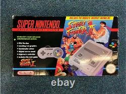 Vintage Super Nintendo (SNES) Streetfighter 2 console bundle Complete
