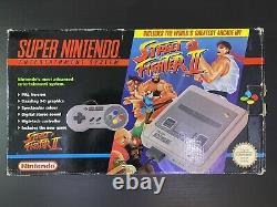 Vintage Super Nintendo (SNES) Streetfighter 2 console bundle Complete