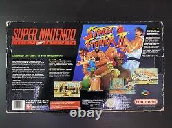 Vintage Super Nintendo (SNES) Streetfighter 2 console bundle Complete