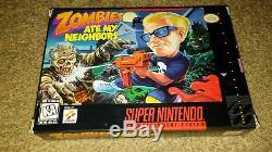 Vintage Super Nintendo Zombies Ate My Neighbors Super Rare Variant Edition Snes