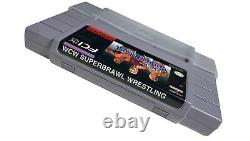 WCW SuperBrawl Wrestling? Super Nintendo SNES? CIB MINT GREAT SHAPE