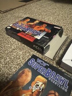 WCW Super Brawl Wrestling Super Nintendo SNES CIB