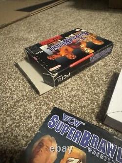 WCW Super Brawl Wrestling Super Nintendo SNES CIB